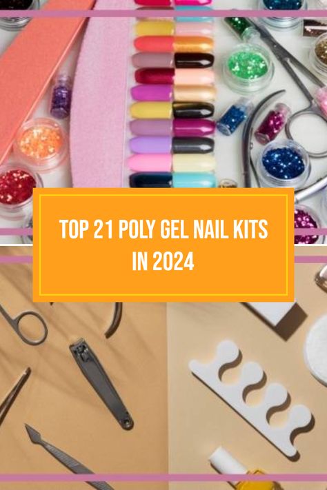 Explore the top 21 polygel nail kits for 2024 featuring images of vibrant nail polishes and essential nail care tools. Perfect for beginners and experienced users! Poly Gel Nails Design, Polygel Manicure, Bueaty Tips, Polygel Nail, Nail Kits, Poly Gel, Gel Nail Kit, Polygel Nails, Gel Nail Designs