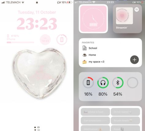 Ios 16 Layout Pink, Cute Ios 16 Homescreen, Iphone Layout Pink, Cute Ios 16, Red Velvet Feel My Rhythm, Organized Phone, Ios 16 Layout, Lockscreen Layout, Apple Ecosystem