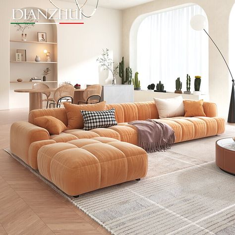 Living Room Recliner, Recliner Corner Sofa, Living Room Corner, Small Apartment Living Room, Casa Vintage, Small Apartment Living, Three Seater Sofa, Living Room Sectional, Luxury Sofa