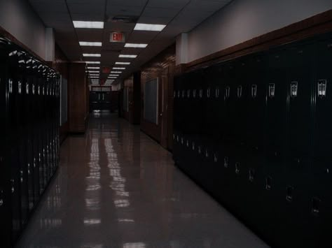 Bullied Student Aesthetic, Highschool Hallway Aesthetic, High School Dark Aesthetic, High School Aesthetic Dark, Dark High School Aesthetic, High School Asthetics Photos, Dark School Hallway, So High School Aesthetic, Two Can Keep A Secret Aesthetic