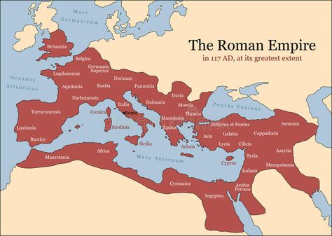 Roman Empire Provinces. The Roman Empire at its greatest extent in 117 AD at the , #AD, #greatest, #extent, #Roman, #Empire, #Provinces #ad Roman Empire Map, Imperiul Roman, Fall Of Constantinople, Ancient Roman Empire, Rome Antique, Empire Romain, Ancient Maps, Age Of Empires, History Humor