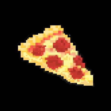 Pixelated pizza Pizza Banner Discord, Pizza Black Background, Pixelated App Icons, Pizza Planeta, Pfp Pixel, Pixelated Icons, Pizza Emoji, Pixel Art Icon, Pizza Icon