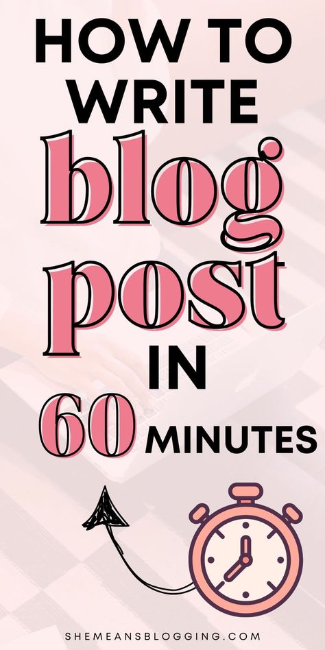 How to write a blog post fast. Tips for writing fast. Best tips on how to write a good blog post fast. Blogging tips for beginners. Writing tips. How To Write Blog, Blog Tips For Beginners, How To Write A Blog For Beginners, How To Write A Blog, How To Use Pinterest For Blogging, Blogging Tips And Tricks, How To Write A Blog Post, Blog Examples, Content Calendar Template