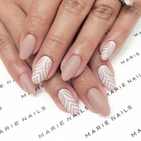 Nail Art Mariage, Boho Nails, Bridal Nail Art, Matte Nails Design, Wedding Nails Design, Super Nails, Nail Art Wedding, Bride Nails, Trendy Nail Design