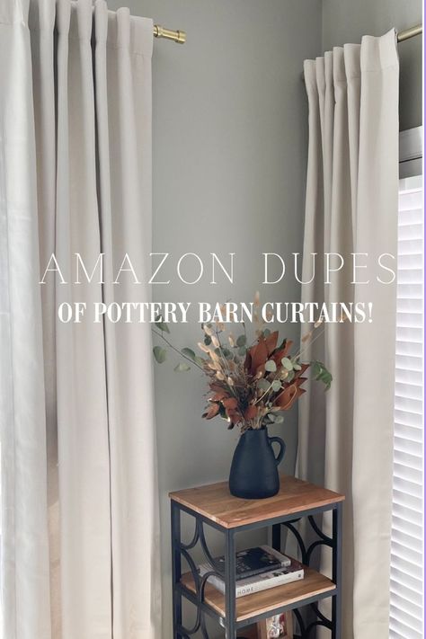 Curtains Living Room Target, Faux Linen Curtains, Tv Room Curtains, Pottery Barn Window Treatments, Farmhouse Curtains Living Room, Linen Curtains Living Room, Pottery Barn Dining Room, Pottery Barn Curtains, Pottery Barn Bedrooms