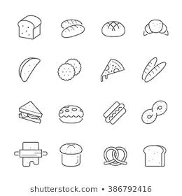 Bread Icon, Bread Line, Free Business Logo, Icon Photos, Cupcake Vector, Baking Logo, Party Icon, Business Fonts, Vector Quotes