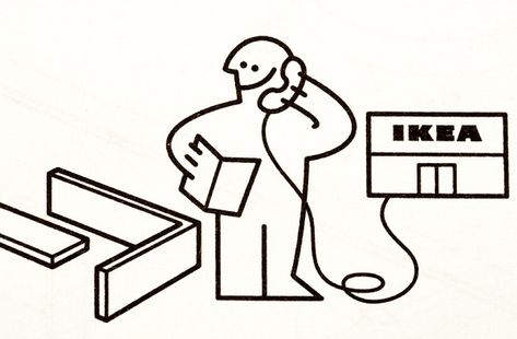 IKEA Releases Cheeky Step-By-Step Manual That Pokes Fun At Supermarket Hoarders - DesignTAXI.com Ikea Illustration, Facebook Image, Samara, Life Design, Amazing Stories, Cool Things To Make, Peace Gesture, Furniture Design, Step By Step