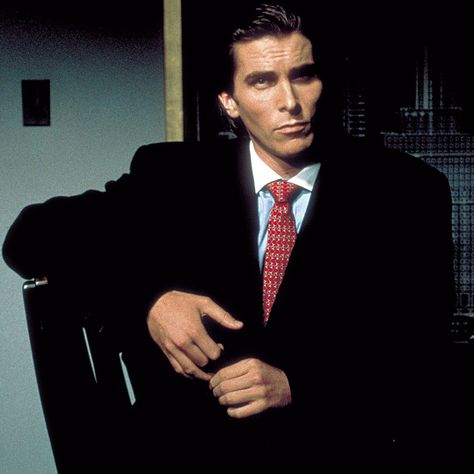 American Pshyco, Sigma Man, 2000s Horror, Chris Bale, Scary Movie Night, Fine Shyt, Patrick Bateman, American Guy, Sigma Male