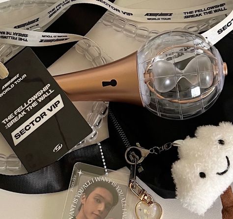 Ateez Tour Merch, Atiny Lightstick, Ateez Core Aesthetic, Ateez Concert Aesthetic, Atiny Aesthetic, Kpop Merch Aesthetic, Ateez Lightstick, Ateez Merch, Ateez Aesthetic