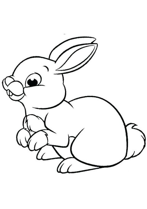 Cute baby Rabbit Coloring-page for Kids. Free Printable Rabbit Coloring Pages For Turtle download and print. Rabbit Coloring, Bunny Coloring, Easter Bunny Colouring, Rabbit Pictures, Rabbit Colors, Rabbit Drawing, Bunny Images, Bunny Coloring Pages, Easter Coloring Pages