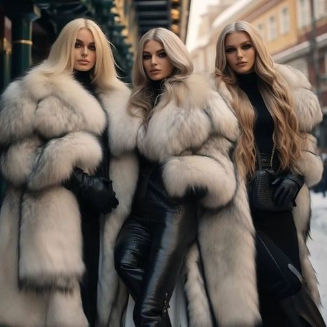 Faux Fox Fur Coat, Girls Fur Coat, Fabulous Fox, Long Fur Coat, Fur Coat Fashion, Fox Fur Jacket, Gloves Fashion, Fabulous Furs, Real Fur Coat