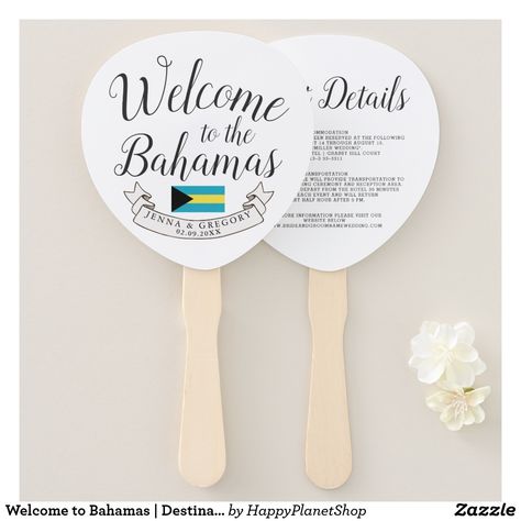 Welcome to Bahamas | Destination Wedding Custom Destination Wedding Favors, Destination Wedding Welcome Bag, Bahamas Wedding, Beachy Wedding, Custom Bottle Opener, Cruise Wedding, Caribbean Wedding, Wedding Fans, Wedding Gift Bags