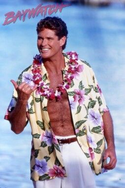 . Club Tropicana Party, Wham Club Tropicana, Vacation Dadcore, Tropical Party Outfit, Hawaiian Party Outfit, Baywatch Hawaii, 80s Beach, Dad Aesthetic, Surfer Aesthetic