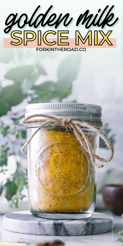 Diy Turmeric Tea, Turmeric Chai Tea, Golden Milk Dry Mix Recipe, Golden Milk Spice Mix Recipe, Golden Milk Mix Recipe, Ayurvedic Nutrition, Golden Milk Recipe Turmeric, Healthy Spices, Golden Milk Recipe