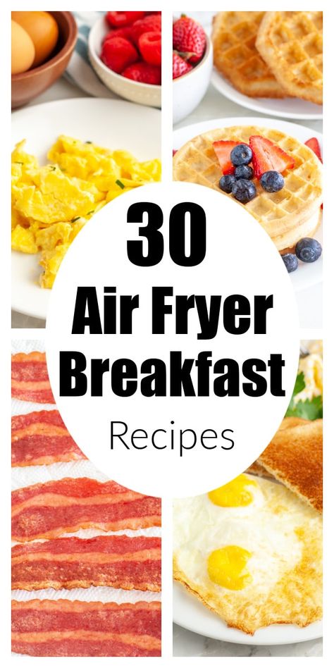 Air Fryer Breakfast Recipes, Airfryer Breakfast, Airfryer Recept, Air Fryer Breakfast, Air Fryer Recipes Breakfast, Air Fryer Cooking Times, Cooks Air Fryer, Air Fried Food, Air Fryer Oven Recipes