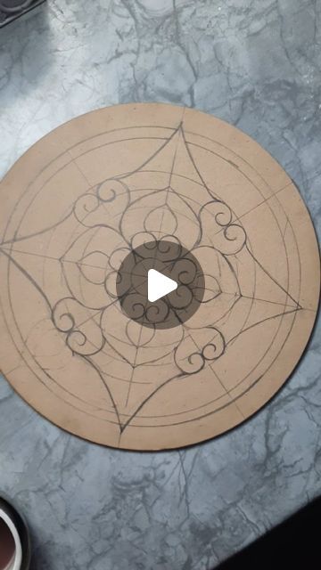 How To Draw Design For Lippan Art, Mandala Art Dotted, Circular Lippan Art, Lippan Art Design Drawing Sketch, Lippan Art Designs Circle, Wall Lippan Art, Square Shape Lippan Art Design, Mandala Lippan Art, Easy Lippan Art For Beginners