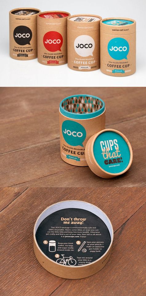 Eco Packaging Design, Eco Friendly Packaging Design, Reusable Packaging, Eco Packaging, Cool Packaging, Reusable Coffee Cup, Recycled Cardboard, Cardboard Packaging, Tea Packaging