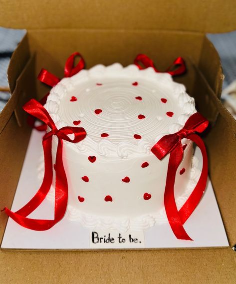 Bride to be.🎀 #bridetobe #cake #aestheticcake #aesthetics #explore #fyp #foryou #pinterest Bride To Be Cake, Cute Illustration, Baby Pictures, Cake