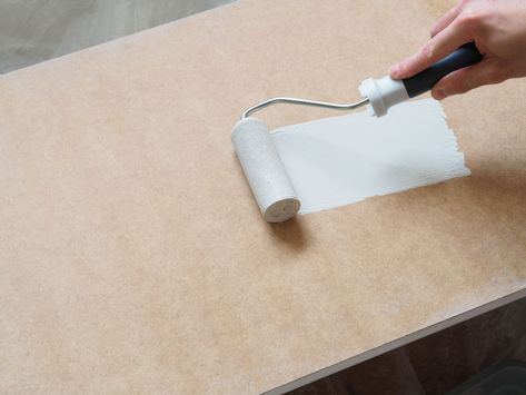 How To Paint Mdf Board, Paint Mdf To Look Like Wood, How To Paint Mdf Furniture, Painting Mdf Furniture, Paint Mdf Furniture, How To Paint Behind A Toilet, Painting Mdf Board, Dyi Painting, Kitchen Radiator