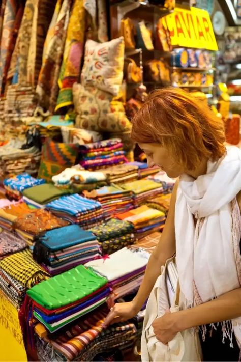 Grand Bazaar Istanbul: Best Shops & Things to Buy (2022 UPD) The Grand Bazaar Istanbul, Istanbul Packing List, Istanbul Bazaar, Shopping In Istanbul, Istanbul Shopping, Turkey Packing List, Istanbul Market, Turkey Fashion, Grand Bazaar Istanbul