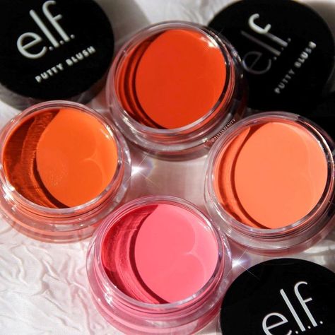 Elf Putty Blush Bora Bora, Elf Makeup Products, Elf Putty Blush, Elf Beauty, Toddler Makeup, Putty Blush, Makeup Christmas Gifts, Elf Blush, Cosmetic Gift Set