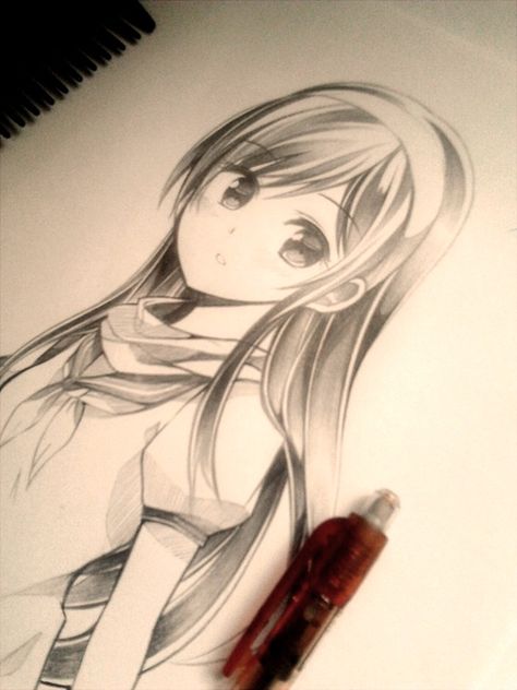 40 Amazing Anime Drawings And Manga Faces - Bored Art Headband Drawing, Best Anime Drawings, Art Manga, Tableau Art, Eye Tutorial, Amazing Drawings, Anime People, Drawing Images, A Pencil