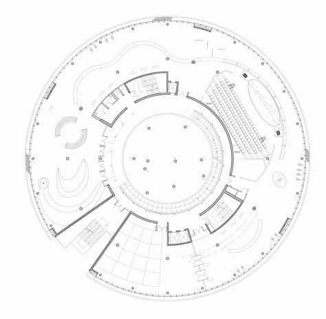 Alesia Museum / Bernard Tschumi Architects Museum Flooring, Bernard Tschumi, Exhibition Plan, Circular Buildings, Museum Plan, Architecture Concept Diagram, Cultural Centre, Concept Diagram, Museum Architecture