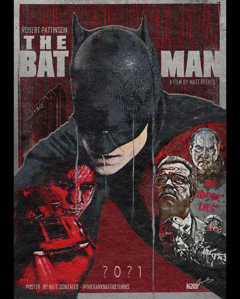 Nate Gonzales on Instagram: “THE BATMAN (2021) A film by Matt Reeves, a poster by me  #Batman #Batmobile #TheBatman #TheBatman2021 #MattReeves #RobertPattinson…” Batman Poster Art, The Batman Poster, The Batman 2021, The Batman Movie, Batman Batmobile, Matt Reeves, Comic Book Collection, Batman Poster, Batman Artwork