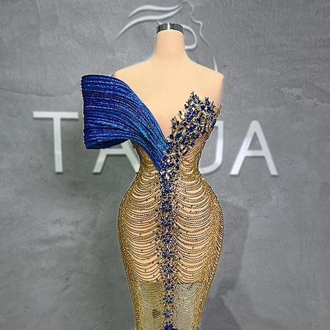 TABJA on Instagram: "Steal the scene with Tabja’s royal blue wonders! 💙" Structured Gown, English Dress, Long Sleeve Sheath Dress, Womens Trendy Dresses, Royal Dresses, Beaded Tulle, Stunning Wedding Dresses, Miss Dress, Ideas Outfit