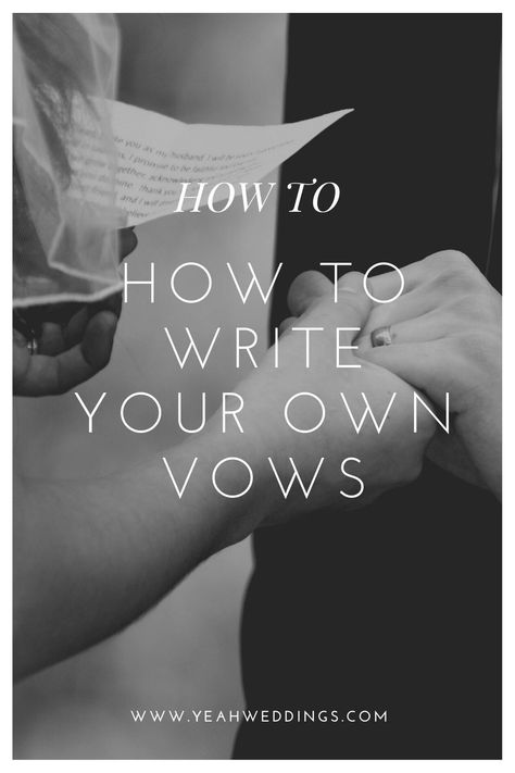 Many couples opt for the standard, traditional vows because it’s easier than writing your own. If you want to express your own thoughts, feelings, and promises, however, writing your own vows is deeply romantic. It can also be nerve-wracking to share your deepest feelings in front of friends and family, however. Use our tips and template to learn how to write your wedding vows. Wedding Vow Template Writing, Vow Template, Vows Template, Write Your Own Vows, Wedding Vows Ideas, Traditional Vows, Trendy Wedding Themes, Wedding Vows Template, Wedding Themes Colors