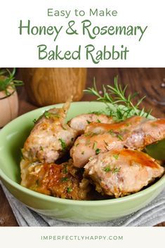 Rabbit Recipe Baked, Roasted Rabbit Recipe, Easy Rabbit Recipe, Rosemary Marinade, How To Cook Rabbit, Roast Rabbit, Rabbit Recipe, Rabbit Recipes, Farm Cooking