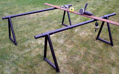 Welding Table Diy, Saw Horse, Welding Shop, Welding Cart, Welding And Fabrication, Diy Welding, Welding Table, Metal Welding, Welding Tools