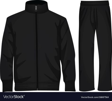 Tracksuit Mockup, Gym Tracksuit, Full Tracksuit, Black Tracksuit, Tracksuit Men, Project Photo, Gym Wear, Side View, Workout Wear