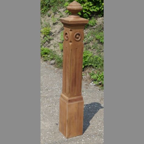 Vintage Newel Post, Antique Newel Post, Newel Post Ideas, Newel Posts For Stairs, Stair Parts, Newel Posts, American Antiques, Stair Runner, French Country House