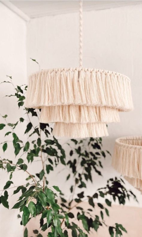 Fringe Light Fixture, Tassel Lamp, Chandelier Macrame, Fringe Chandelier, Light Fringe, Macrame Lamp Shade, Tassel Chandelier, Macrame Chandelier, Bohemian Lamp