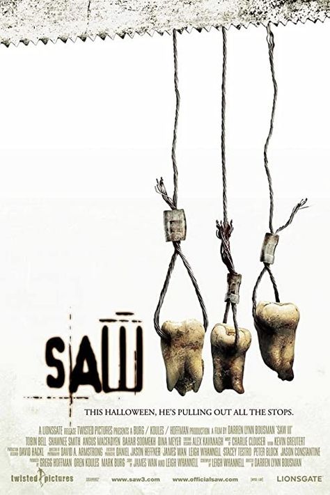 Angus Macfadyen, Jigsaw Movie, The Human Centipede, Saw Iii, Saw Ii, Dina Meyer, Human Centipede, Shawnee Smith, Film Horror