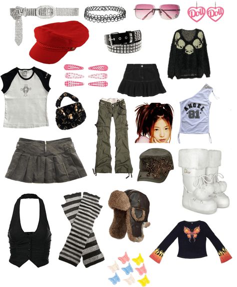 Capsule Wardrobe Y2k, Y2k Capsule Wardrobe, Y2k Wardrobe, Y2k Inspo, 2000s Fashion Trends, Y2k Outfit Ideas, Teenage Fashion, Wardrobe Outfits, Outfit Shoplook