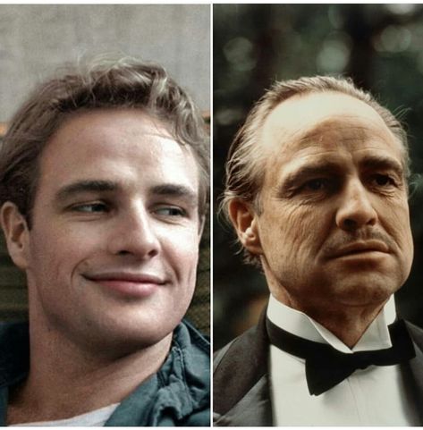 The Godfather - Marlon Brando. Marlon Brando The Godfather, Vito Corleone, A Streetcar Named Desire, Marlon Brando, Movie Game, The Godfather, Then And Now, Behind The Scenes, Actors