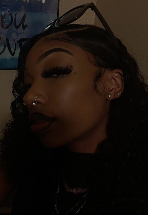 Dramatic Lash Extensions, Wispy Lash Extensions Styles, Bday Makeup Ideas, Open Eye Lash Extensions, Fox Eye Lash Extensions, Graduation Makeup Ideas, Unapproachable Makeup, August Vision Board, Y2k Makeup Looks