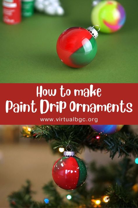 Looking for a unique and creative way to decorate your Christmas tree this holiday season? Check out this DIY Project! In this video, Jessie shows you how to make Paint Drip Ornaments! Making your own ornaments is a great way to add a personalized touch to your tree, and they make great gifts for family and friends! Click the link to see the full tutorial. Materials needed: - Acrylic paint - Clear/round ornament - Empty container (like a paper cup) Make Paint, Ornaments Making, Christmas Craft Projects, How To Make Paint, Drip Painting, Round Ornaments, Paper Cup, Christmas Craft, Christmas Crafts Diy