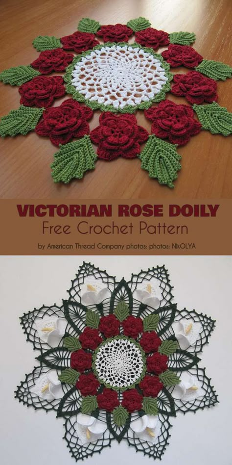 Beautiful Doily Free Crochet Patterns Your Crochet Crochet Apple Doily, Memorial Crochet Ideas, Russian Crochet Patterns Free, Victorian Crochet Patterns, Vintage Crochet Doily Pattern, Victorian Crochet, Crochet Thread Patterns, Crochet Tatting, Xmas Crochet