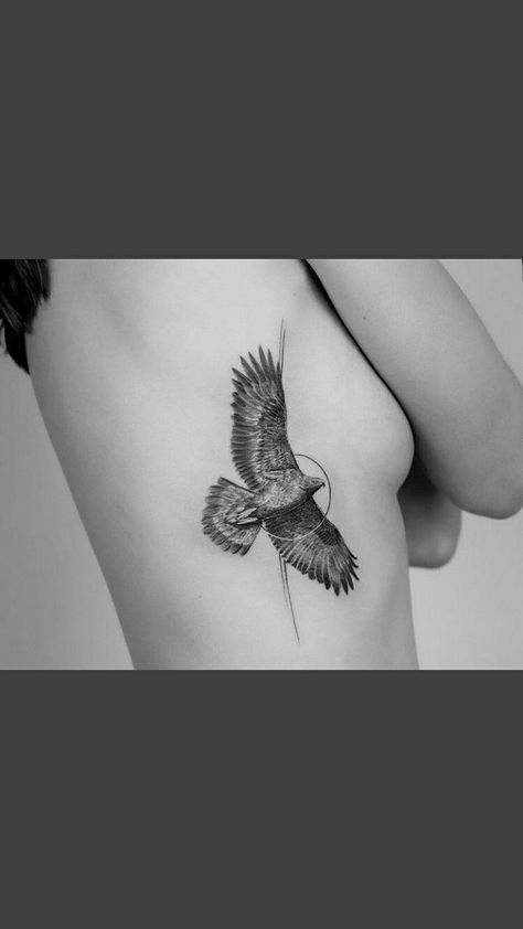 Albatross Tattoo For Women, Osprey Tattoo Ideas, Women Eagle Tattoo Ideas, Hawk Back Tattoo, Falcon Tattoo Feminine, Fine Line Eagle Tattoo, Eagle Tattoo For Women Feminine, Eagle Tattoos For Women, Falken Tattoo