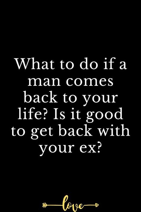 It is true that some relationships are more difficult to overcome than others, and therefore, sometimes we find ourselves wondering what will become of our ex’s lives, and they probably even give us wishes to get back in touch. But it is in these types of situations we must ask if that would be the best. How would the other person react, and how will I react? If you are in a similar situation, and an ex has reappeared on the scene, find out how you can deal with it. My Ex Wants Me Back, Come Back Quotes, What Men Really Want, Get Over Your Ex, Relationship Posts, Ex Love, Want You Back, After Marriage, Make A Man