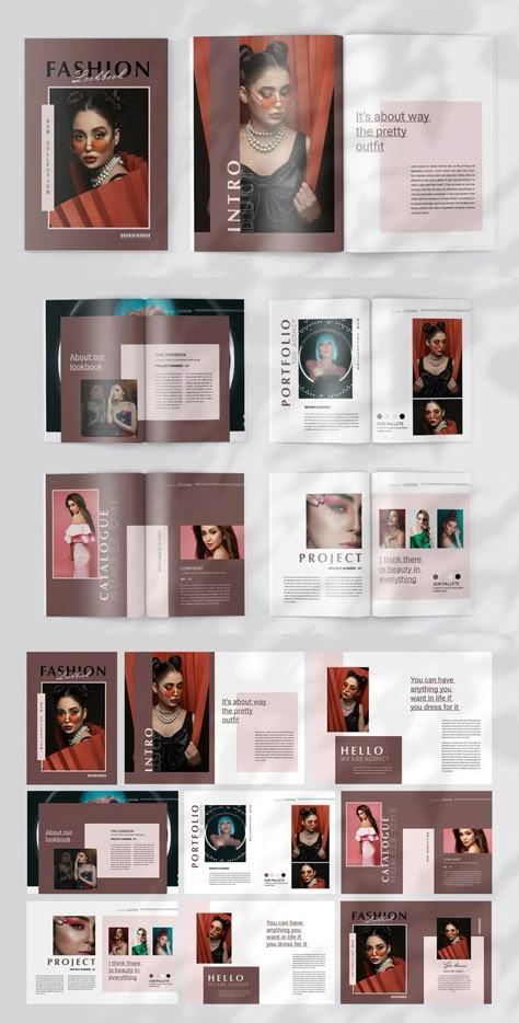 Fashion Booklet Design, Vogue Magazine Design, Magazine Article Layout Design, Portfolio Magazine, Magazine Format Layout, Vogue Magazine Pages, Magazine Layout Ideas, Fashion Magazine Template, Photography Magazine Design