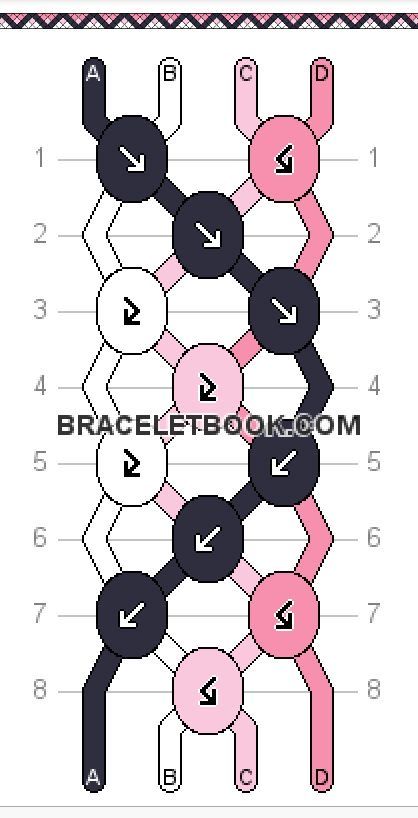 Bracelet Pattern 4 Strings, Metallic Friendship Bracelet, Simple Bracelets Patterns, Friendship Bracelet 4 Strings, Bracelets With 4 Strings, Bracelet Patterns With 4 Strings, Simple Friendship Bracelet Patterns 4 Strings, 4 Color Bracelet Pattern Easy, 4 Colour Friendship Bracelet