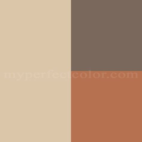 Benjamin Moore- Firenze- Putnam Ivory- Whitall Brown Created By Vivian Putnam Ivory, Bathroom Color Schemes Brown, Bathroom Colors Gray, Main Bathroom Ideas, Chef Kitchen Decor, Diy Bathroom Makeover, Brown Color Schemes, Game Room Bar, Interior Color Schemes