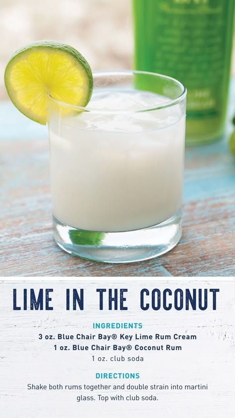 Key Lime Rum Cream, Lime In The Coconut, Mommy Juice, Rum Cream, Cocktail Drinks Alcoholic, Yummy Alcoholic Drinks, Summertime Drinks, Boozy Drinks, Rum Drinks