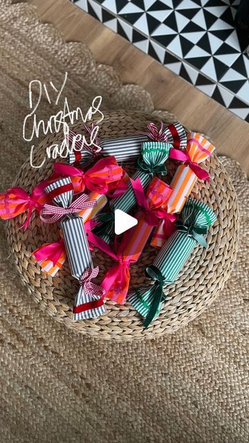 the.38thdoor on Instagram: "Happy Saturday!  The easiest Christmas cracker DIY ever! Totally inspired by the Happy Crackers✨🙌🏼 it’s so good to be able to reuse them too.  I got my fabric and ribbons from local markets and have been hoarding loo rolls for months.  Have a good weekend ✨ . . . . . . . . #cracker #christmascrackers #crackerdiy #christmas #christmasreel #christmascracker #christmascrackerdiy" Fabric Crackers, Homemade Christmas Crackers, Diy Christmas Crackers, Christmas Cracker, Alternative Christmas, Good Weekend, Have A Good Weekend, Holiday Printables, Christmas Markets