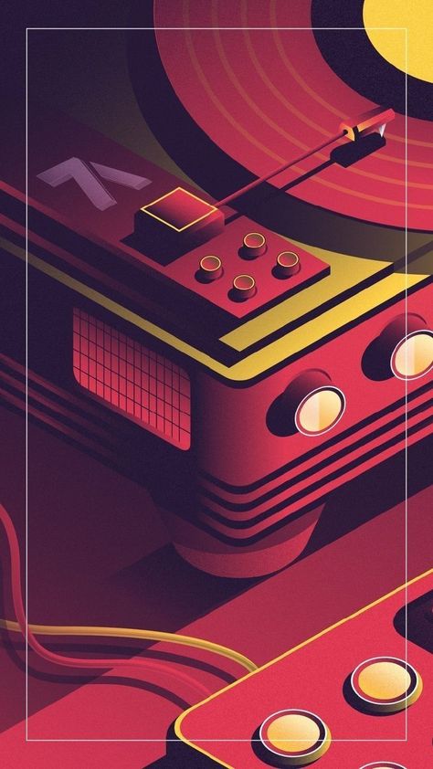 Retro Music Art, House Concert, Dj Business, Dj Vinyl, Best Wallpaper Hd, Disco Theme, Vaporwave Art, Music Flyer, Music Illustration