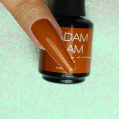 Glam Volcano dark caramel creme gel polish swatch from Madam Glam Caramel Nail Polish, Madam Glam Gel Polish, Dark Caramel, Madam Glam, Gel Polish, Nail Art, Nails